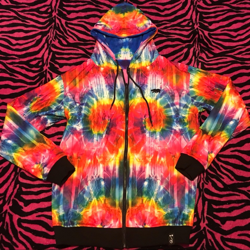 NWOT Reversible Grassroots California Hoodie Med.